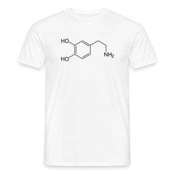 Dopamin - Männer T-Shirt - Weiß - Vorne - AI Model Male 178 dark (178cm)
