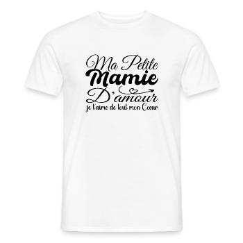 Liebe Oma Geschenk, beste Oma Ich liebe dich - Männer T-Shirt - Weiß - Vorne - AI Model Male 178 dark (178cm)