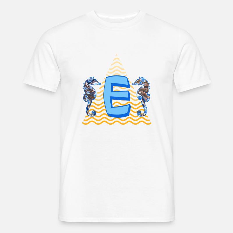 hippocampe e 262 e - T-shirt homme - blanc