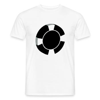 Poker Poker-Chip - Männer T-Shirt - Weiß - Vorne - AI Model Male 178 dark (178cm)