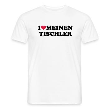 Tischler - Männer T-Shirt - Weiß - Vorne - AI Model Male 178 dark (178cm)