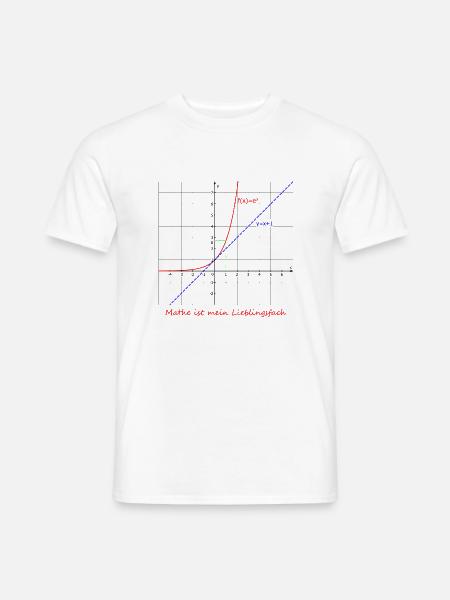 matheistmeinLieblingsfach - Männer T-Shirt - Weiß