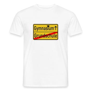 Einschulung Gymnasium 5. Klasse Geschenk - Männer T-Shirt - Weiß - Vorne - AI Model Male 178 dark (178cm)