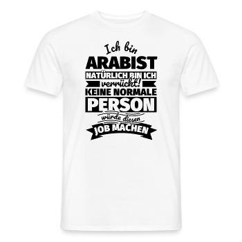 Arabist Geschenke - Männer T-Shirt - Weiß - Vorne - AI Model Male 178 dark (178cm)