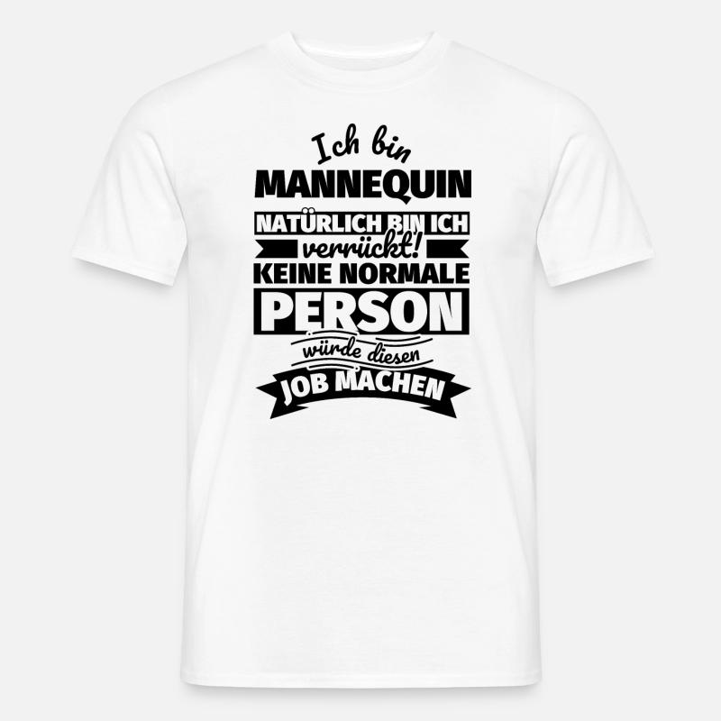 Mannequin Geschenke - Männer T-Shirt - Weiß