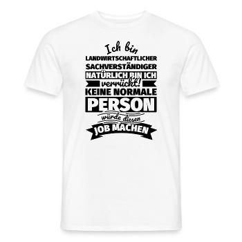 Landwirtschaftlicher Sachverständiger Geschenke - Männer T-Shirt - Weiß - Vorne - AI Model Male 178 dark (178cm)