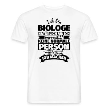 Biologe Geschenke - Männer T-Shirt - Weiß - Vorne - AI Model Male 178 dark (178cm)