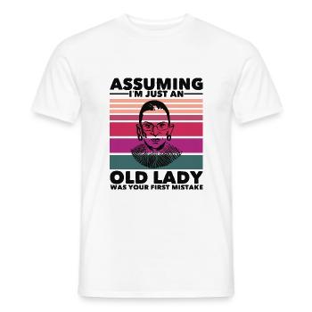 RBG Ruth Bader Ginsburg RBG - T-shirt homme - blanc - Devant - AI Model Male 178 dark (178cm)