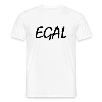 Egal - Männer T-Shirt - Weiß - Vorne - AI Model Male 178 dark (178cm)