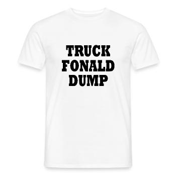 truck fonald dump - Männer T-Shirt - Weiß - Vorne - AI Model Male 178 dark (178cm)