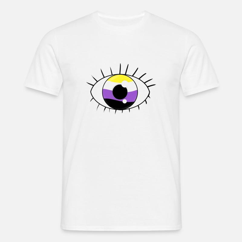 Eye non binary - Men's T-Shirt - white