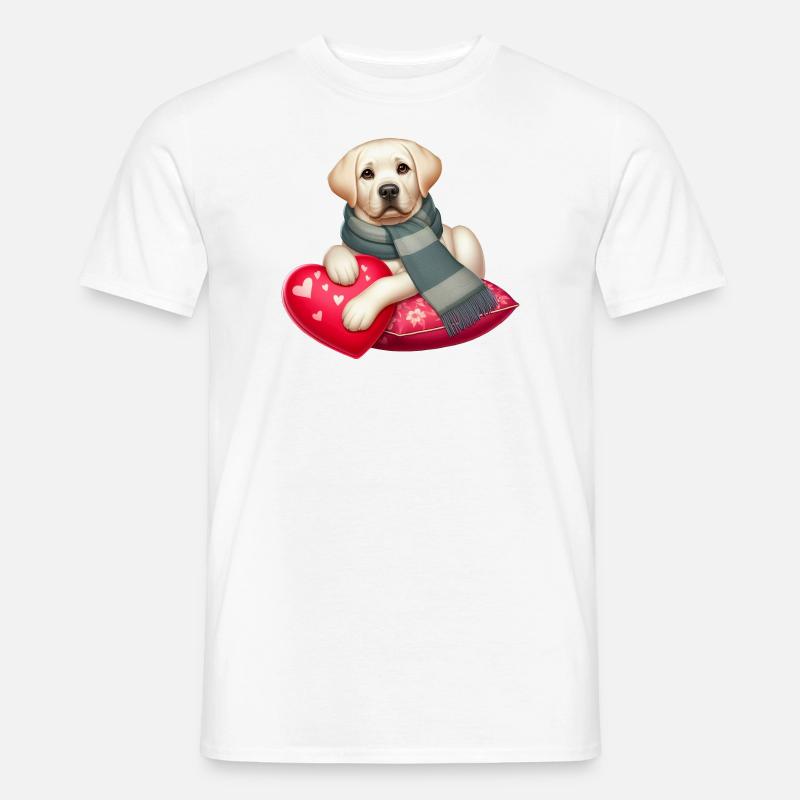 Labrador Retriever Das Modell - Männer T-Shirt - Weiß