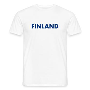 Finnland - Männer T-Shirt - Weiß - Vorne - AI Model Male 178 dark (178cm)