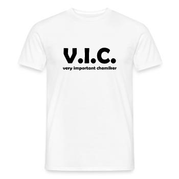 chemiker - Männer T-Shirt - Weiß - Vorne - AI Model Male 178 dark (178cm)