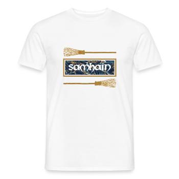 samhain e 16 - Männer T-Shirt - Weiß - Vorne - AI Model Male 178 dark (178cm)