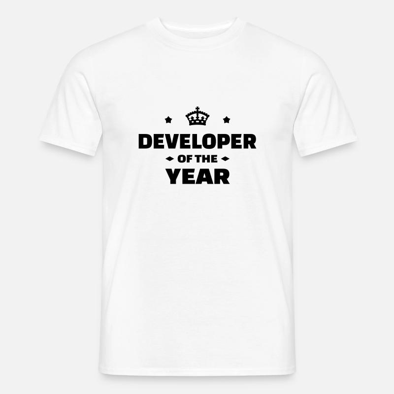 Entwickler / Informatiker / Programmierer / - Männer T-Shirt - Weiß