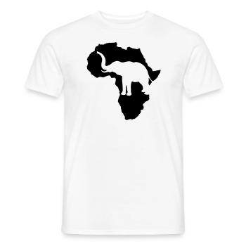 Elefant Afrika Safari Kenia Serengeti Roots Reggae - Männer T-Shirt - Weiß - Vorne - AI Model Male 178 dark (178cm)