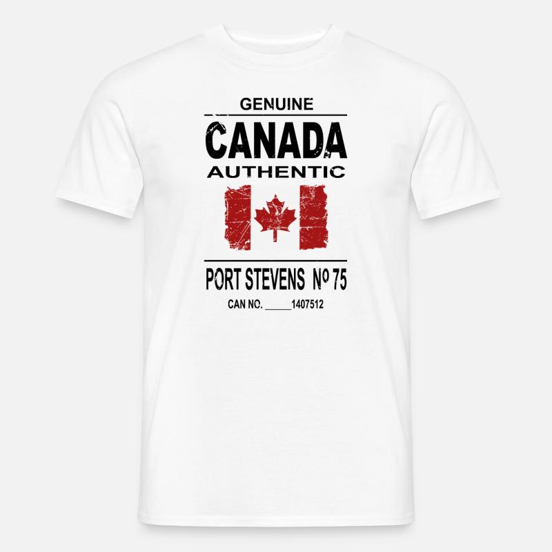 Kanada - Maple Leaf - Canada - Männer T-Shirt - Weiß