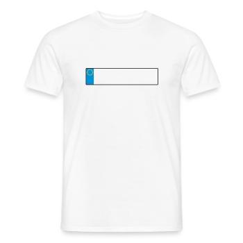 license plate europe_g1 - Men's T-Shirt - white - Front - AI Model Male 178 dark (178cm)
