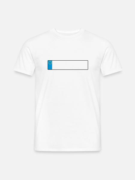 license plate europe_g1 - Men's T-Shirt - white