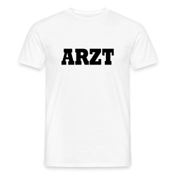 Arzt - Männer T-Shirt - Weiß - Vorne - AI Model Male 178 dark (178cm)