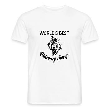 chimney sweeper - Men's T-Shirt - white - Front - AI Model Male 178 dark (178cm)