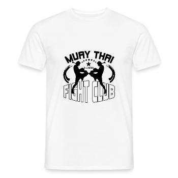 Cadeau de Muay Thai - T-shirt homme - blanc - Devant - AI Model Male 178 dark (178cm)