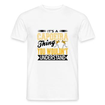 Capoeira - T-shirt homme - blanc - Devant - AI Model Male 178 dark (178cm)