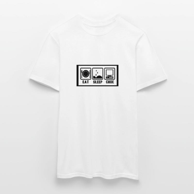 Programmierer Coder Softwareentwickler Computer Männer T-Shirt