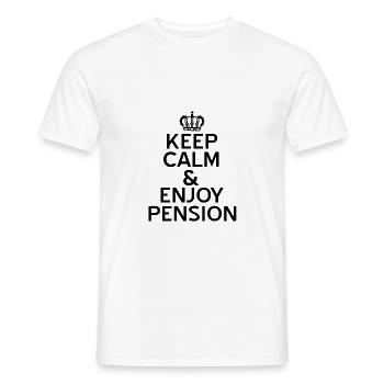Pension Retire Senior Pensioner Pensioner Gift idea - Men's T-Shirt - white - Front - AI Model Male 178 dark (178cm)