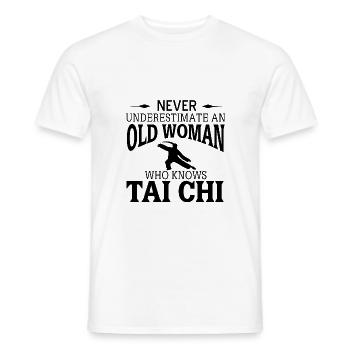 Tai Chi - Men's T-Shirt - white - Front - AI Model Male 178 dark (178cm)