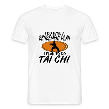 Tai Chi - Men's T-Shirt - white - Front - AI Model Male 178 dark (178cm)
