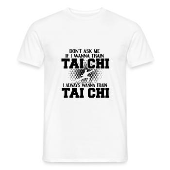 Tai Chi - Men's T-Shirt - white - Front - AI Model Male 178 dark (178cm)