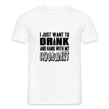 Hovawart Hund - Männer T-Shirt - Weiß - Vorne - AI Model Male 178 dark (178cm)