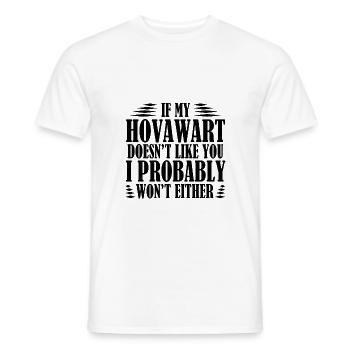 Hovawart Hund - Männer T-Shirt - Weiß - Vorne - AI Model Male 178 dark (178cm)