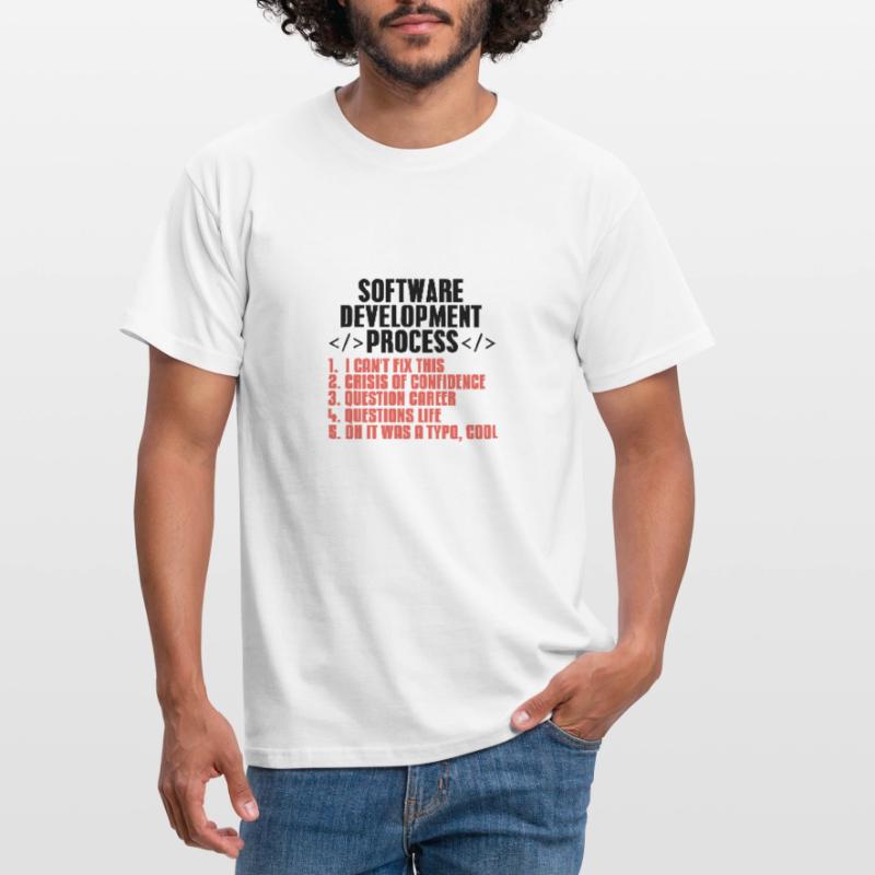 Programmierer Coder Softwareentwickler Geschenk Männer T-Shirt