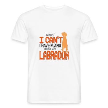 Labrador - T-shirt homme - blanc - Devant - AI Model Male 178 dark (178cm)