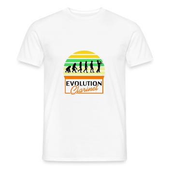 Klarinette - Männer T-Shirt - Weiß - Vorne - AI Model Male 178 dark (178cm)