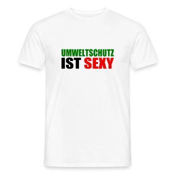 Umweltschutz - Männer T-Shirt - Weiß - Vorne - AI Model Male 178 dark (178cm)