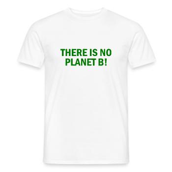 There is no planet B - T-shirt homme - blanc - Devant - AI Model Male 178 dark (178cm)