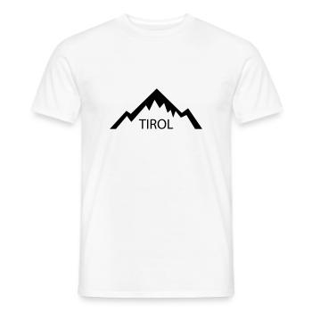 Tyrol - T-shirt homme - blanc - Devant - AI Model Male 178 dark (178cm)