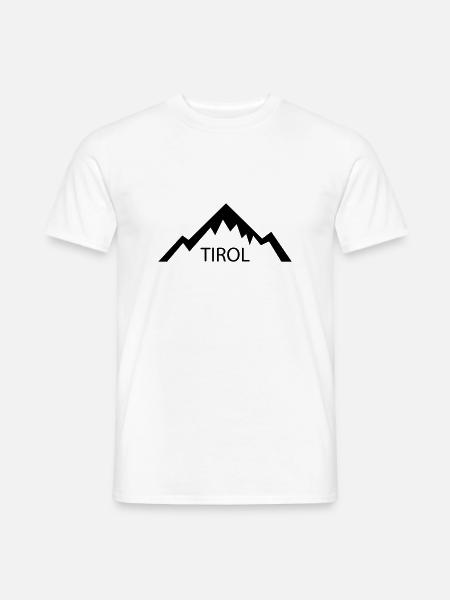 Tirol - Männer T-Shirt - Weiß
