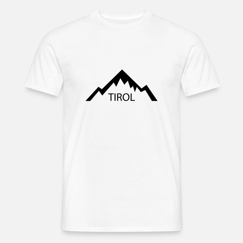 Tirol - Männer T-Shirt - Weiß