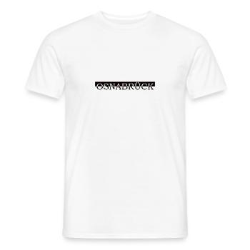 Osnabrück - Männer T-Shirt - Weiß - Vorne - AI Model Male 178 dark (178cm)