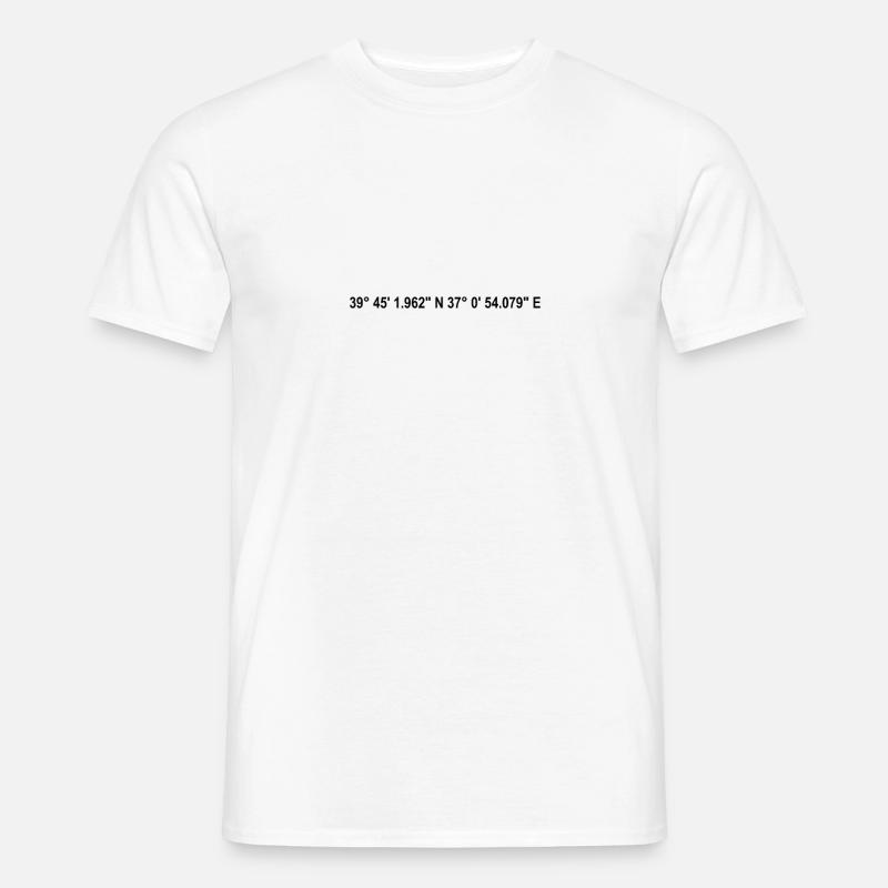 Sivas Coordinates - Men’s T-shirt - white