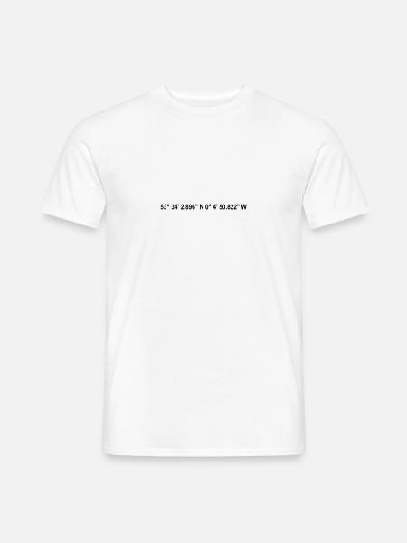 Grimsby coordinates - Men's T-Shirt - white