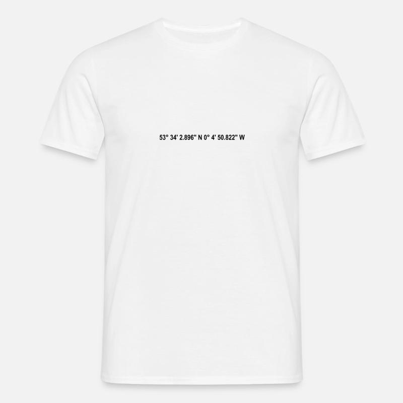 Coordonnées de Grimsby - T-shirt Homme - blanc