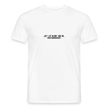 Dos Hermanas Coordonnées - T-shirt homme - blanc - Devant - AI Model Male 178 dark (178cm)