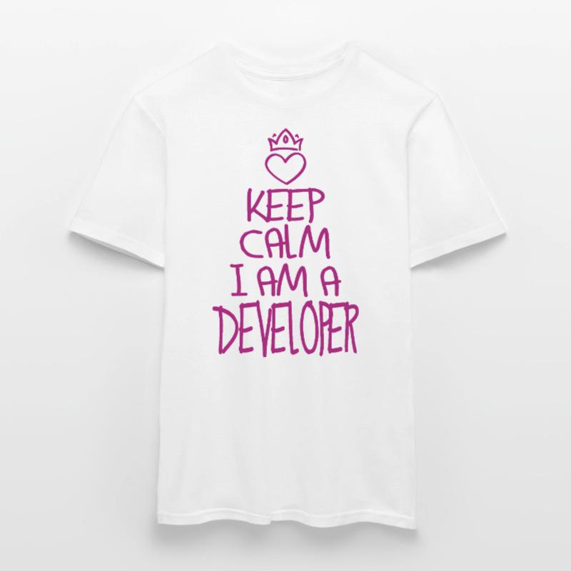 Keep Calm Software Developer Cool Cadeau T-shirt homme