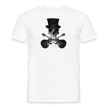 SKULL ART 2022 10 - T-shirt homme - blanc - Devant - AI Model Male 178 dark (178cm)